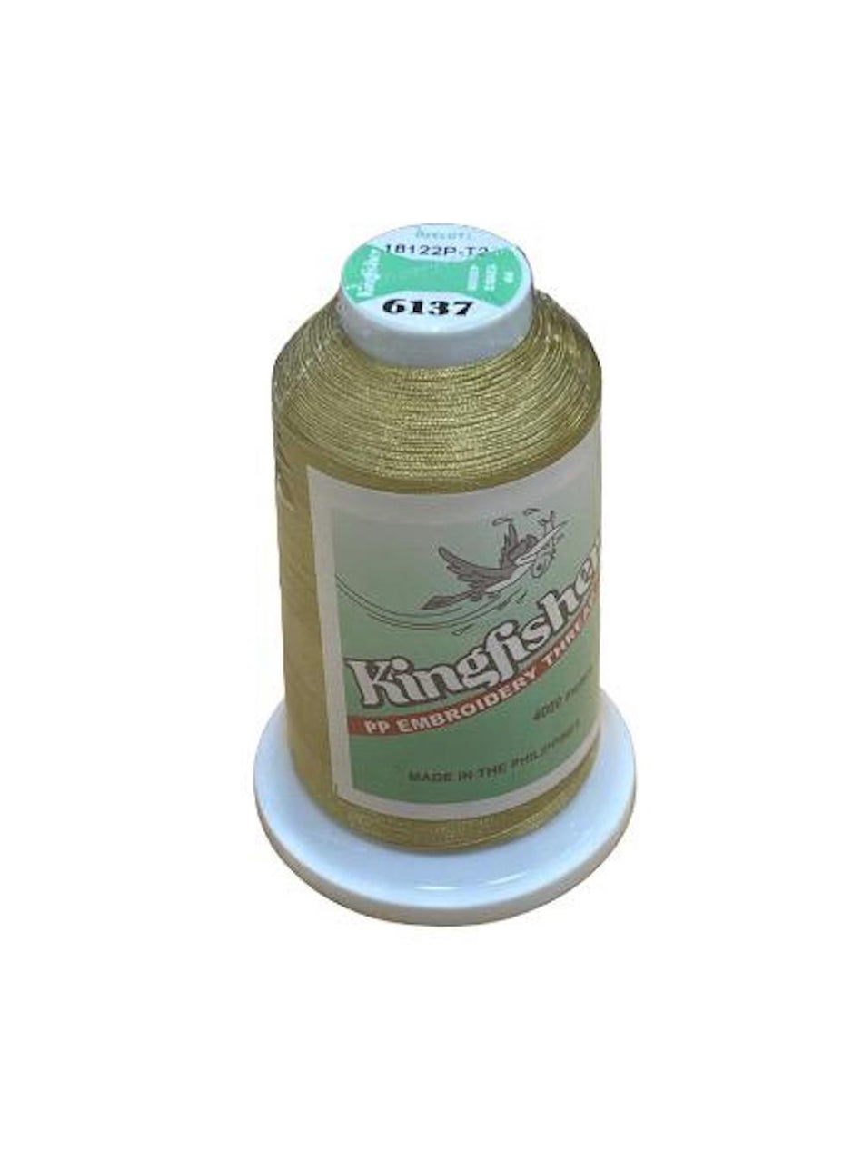 King Fisher Embroidery Thread 4000m 6137 - My Sewing Mall