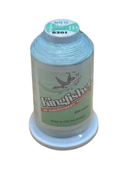 King Fisher Embroidery Thread 4000m 6201 - MY SEWING MALL