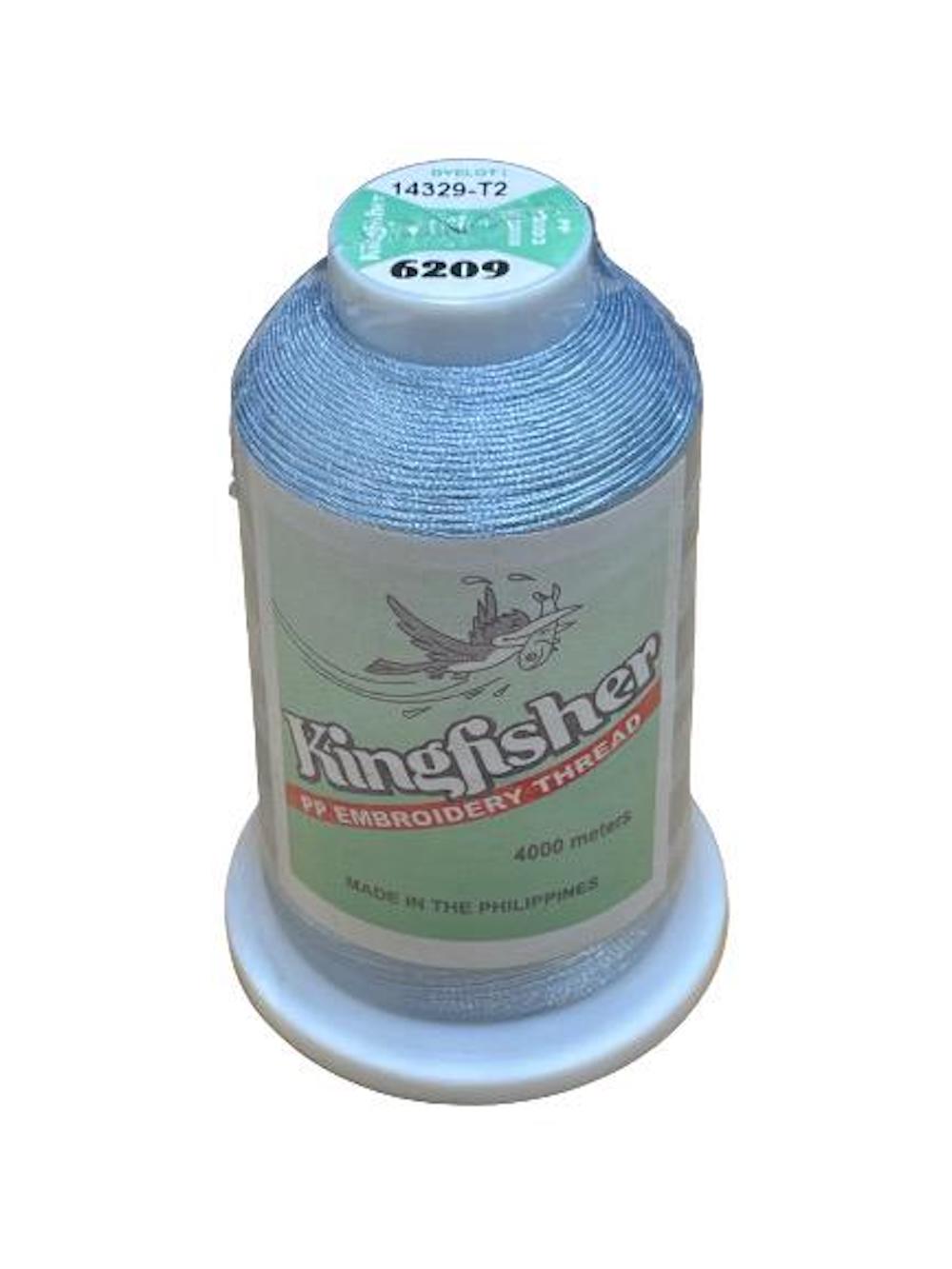 King Fisher Embroidery Thread 4000m 6209 - My Sewing Mall