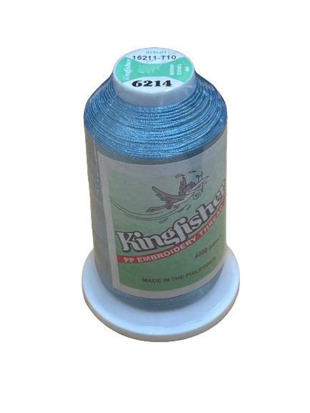 King Fisher Embroidery Thread 4000m 6214 - My Sewing Mall