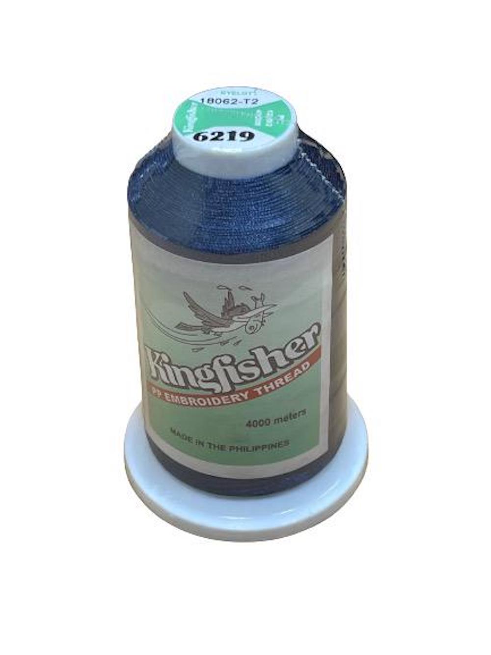 King Fisher Embroidery Thread 4000m 6219 - My Sewing Mall