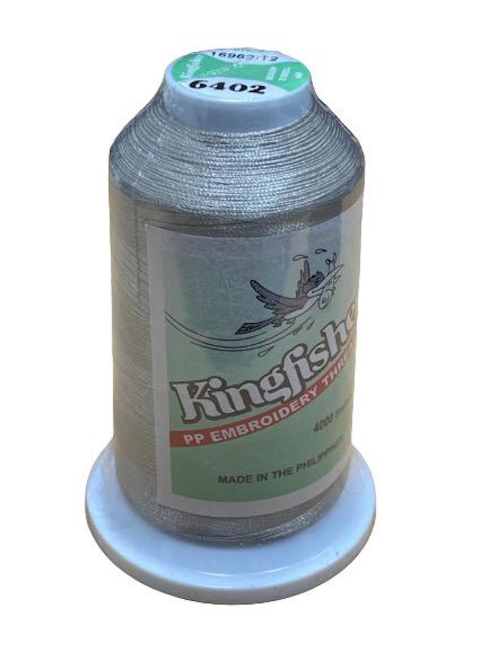 King Fisher Embroidery Thread 4000m 6402 - My Sewing Mall