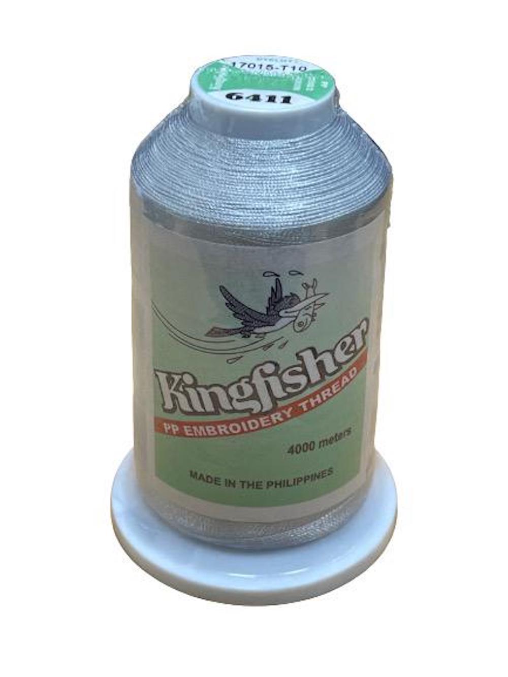 King Fisher Embroidery Thread 4000m 6411 - My Sewing Mall