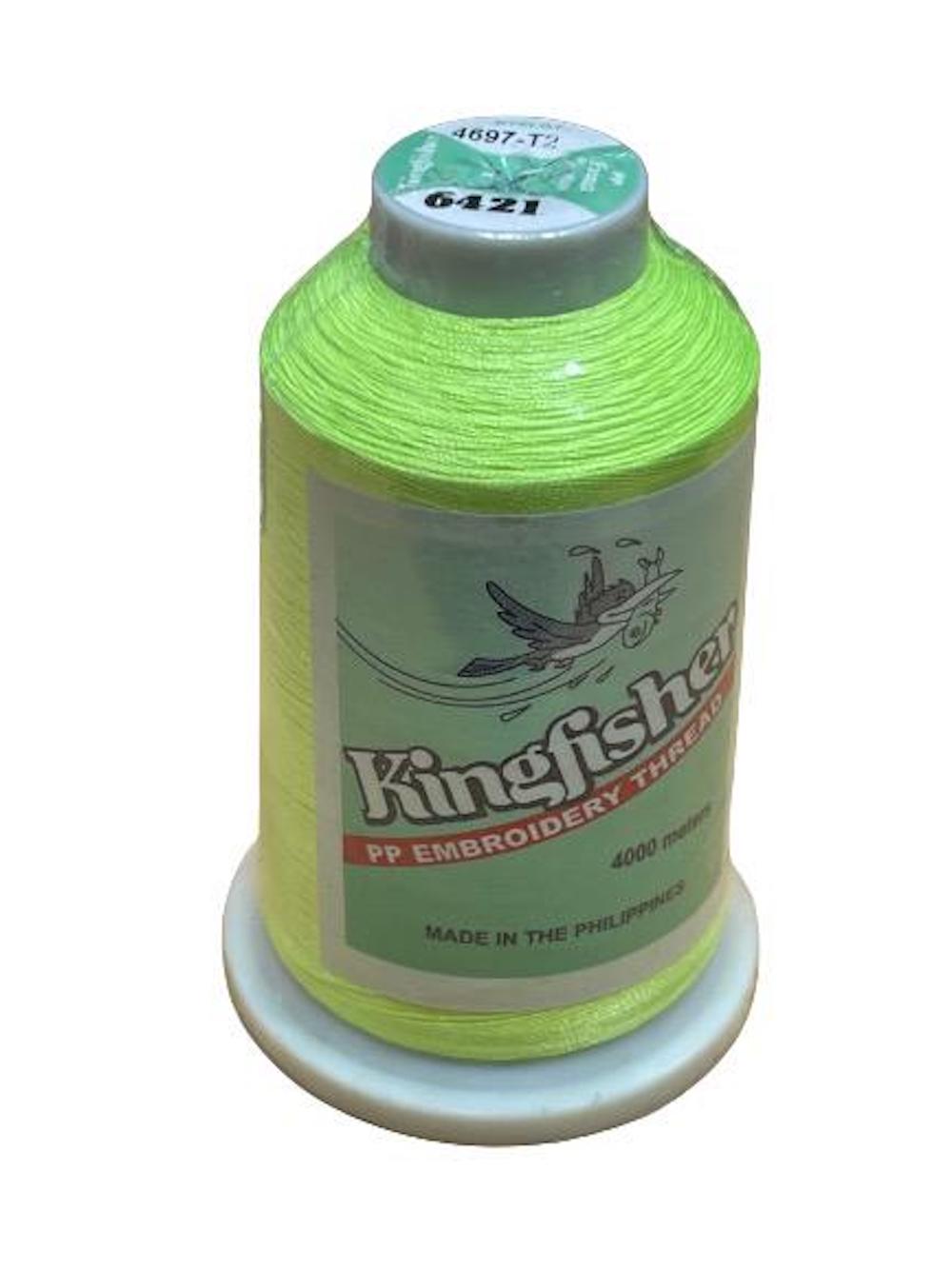 King Fisher Embroidery Thread 4000m 6421 - MY SEWING MALL