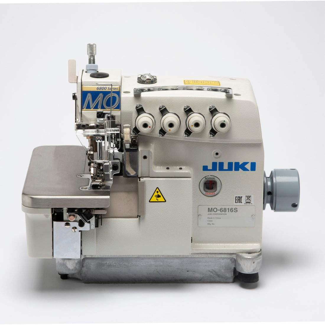 Juki MO-6816S-DE4-30H High-Speed, 2-Needle 5-Thread Overlock / Safety Stitch Machine Complete Set - My Sewing Mall