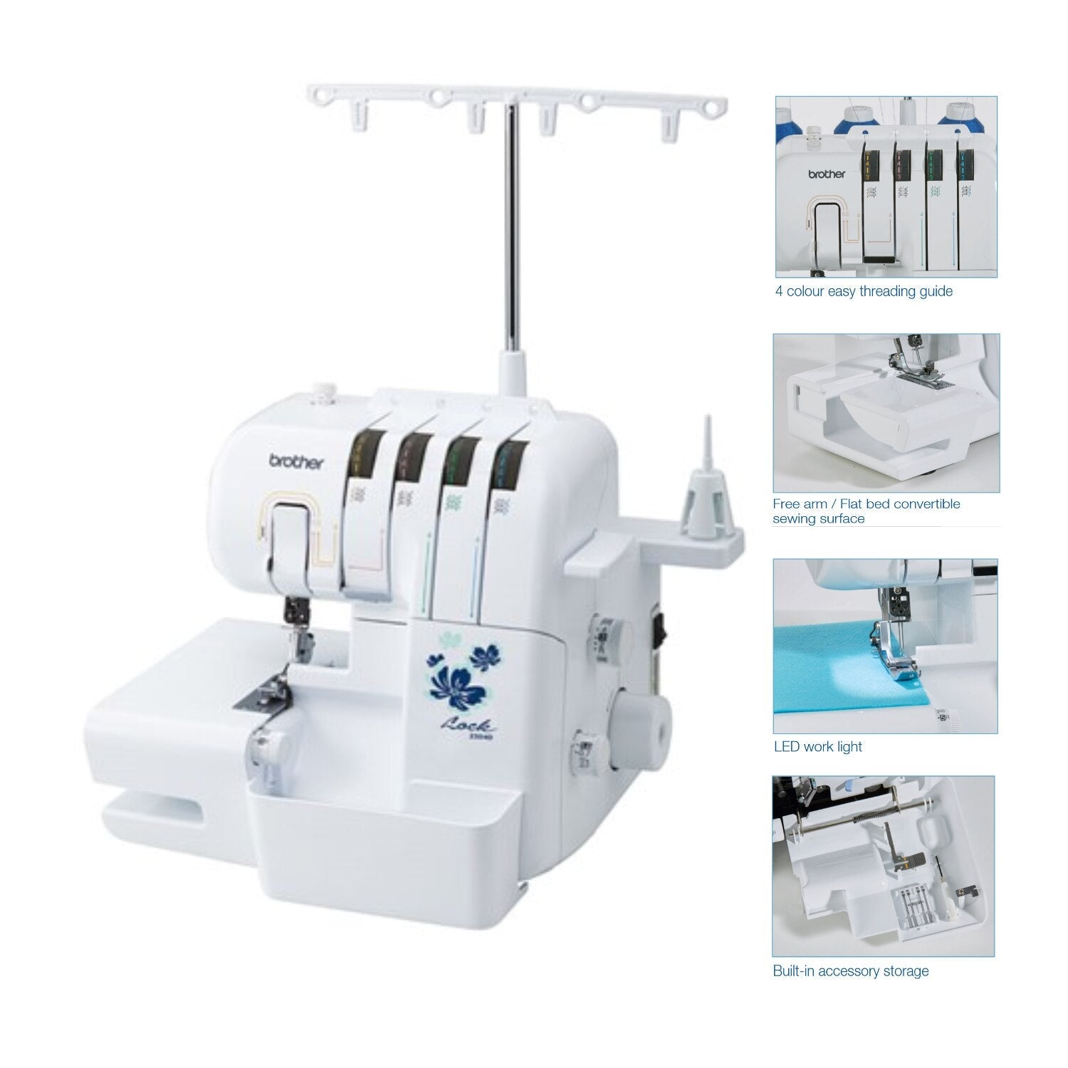 Brother 2504D Overlock Machine - My Sewing Mall