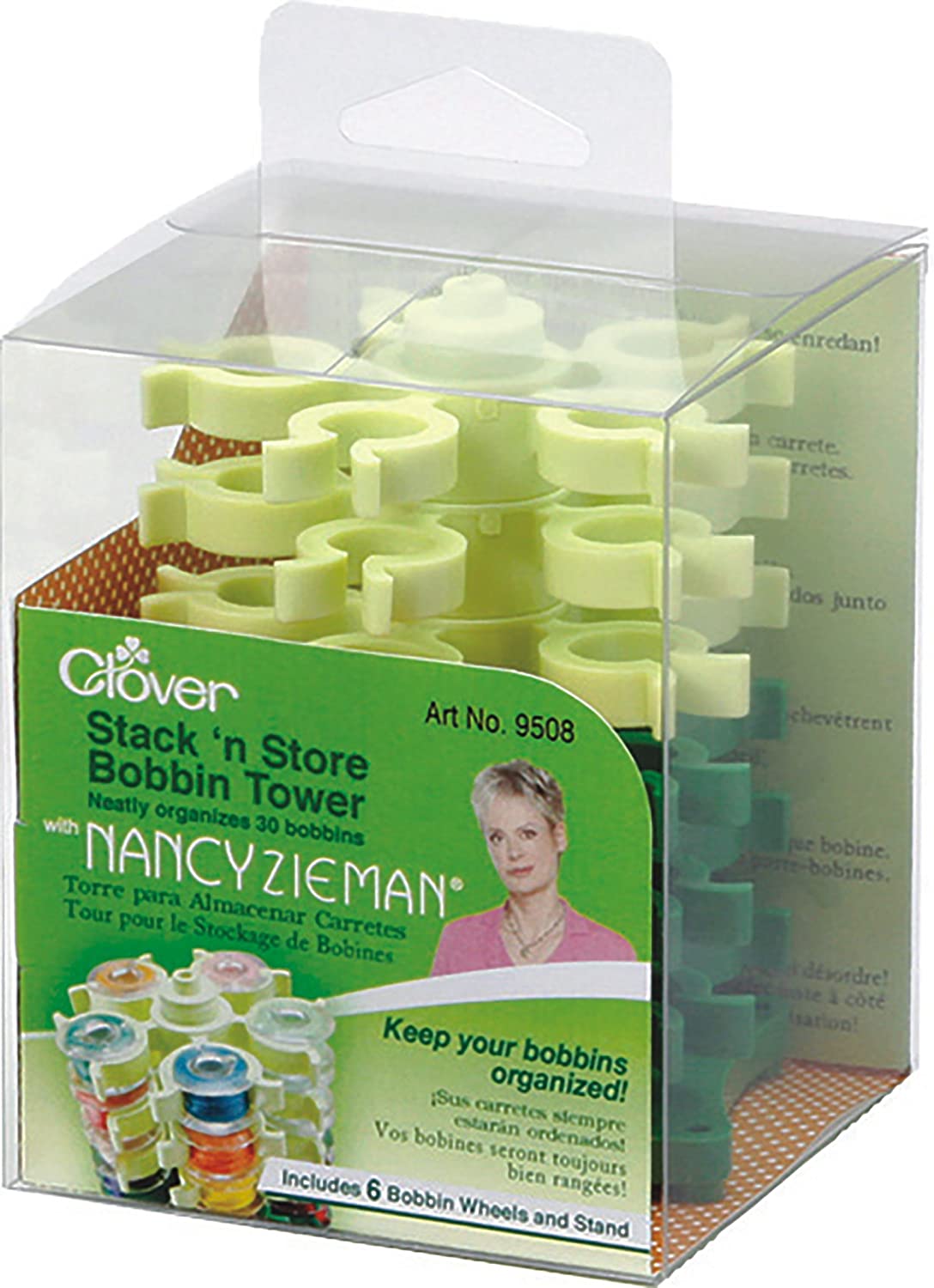 Clover Stack 'n Store Bobbin Tower - My Sewing Mall