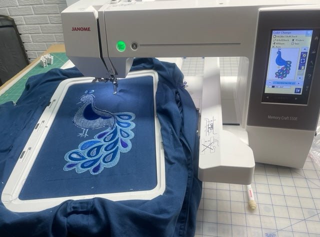 Janome MC550E Embroidery Machine - My Sewing Mall