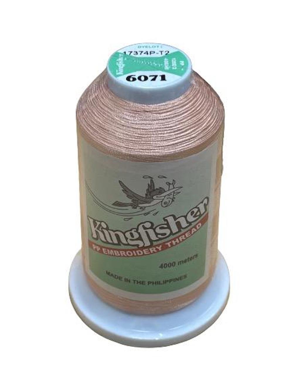 King Fisher Embroidery Thread 4000m 6071 - My Sewing Mall