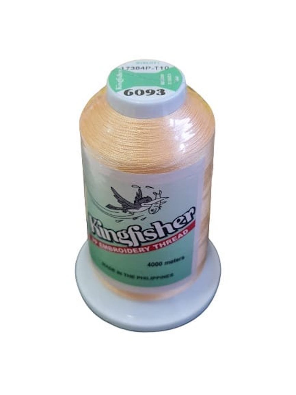 King Fisher Embroidery Thread 4000m 6093 - Soft Peach - My Sewing Mall