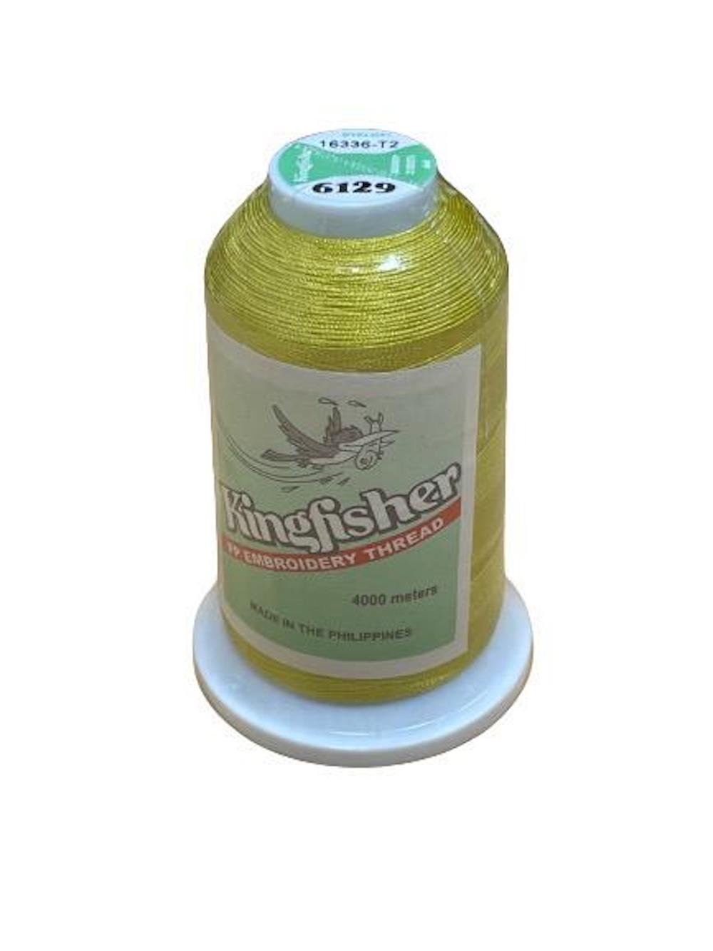 King Fisher Embroidery Thread 4000m 6129 Golden Olive - My Sewing Mall