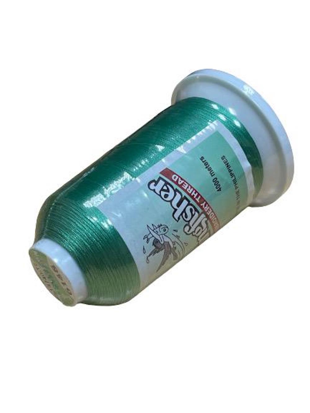 King Fisher Embroidery Thread 4000m 6148 Jade Green - My Sewing Mall