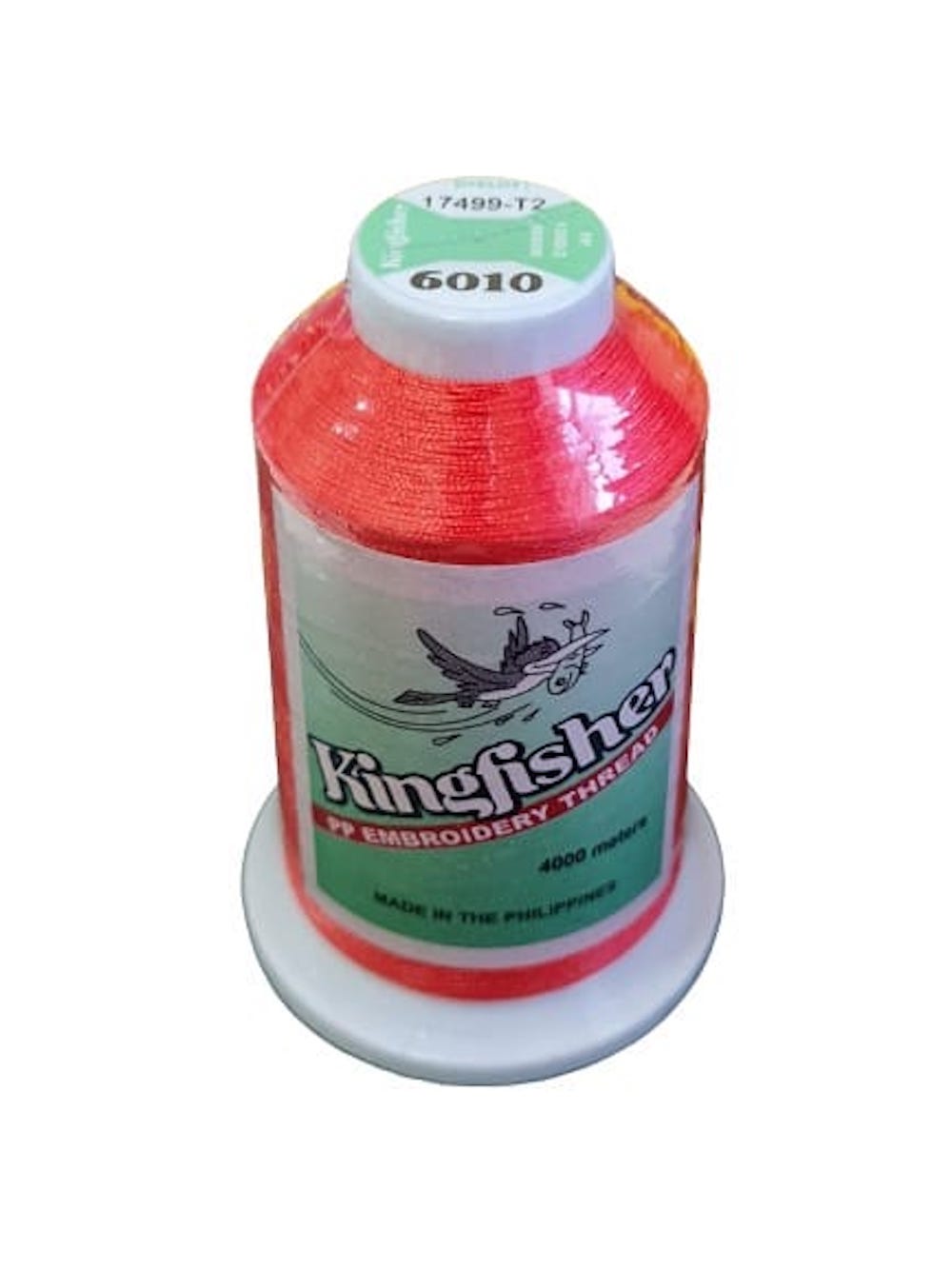 King Fisher Embroidery Thread 4000m Bright Red (6010) - My Sewing Mall