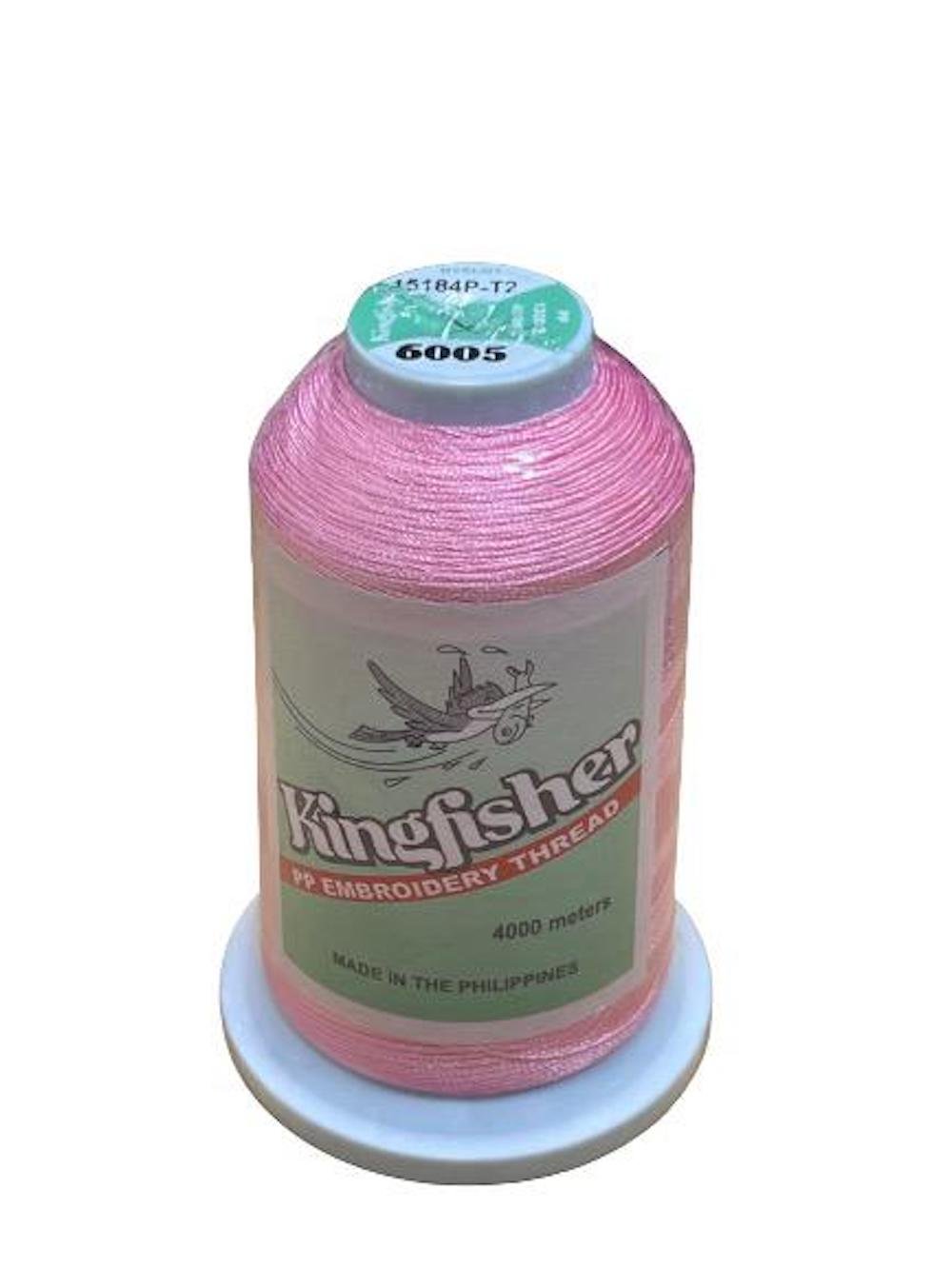 King Fisher Embroidery Thread 4000m Rose Pink (6005) - My Sewing Mall