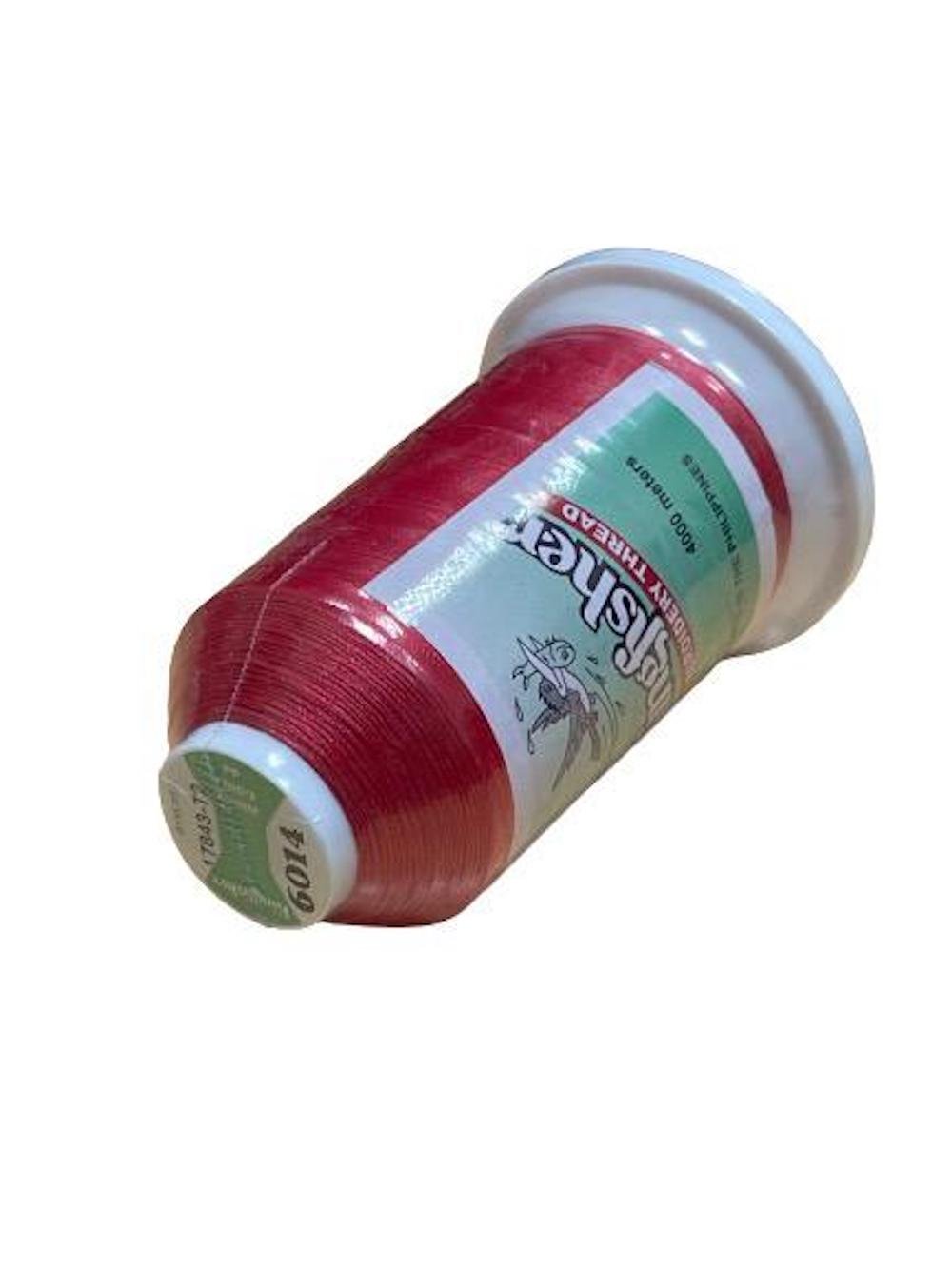 King Fisher Embroidery Thread 4000m Ruby Red (6014) - My Sewing Mall