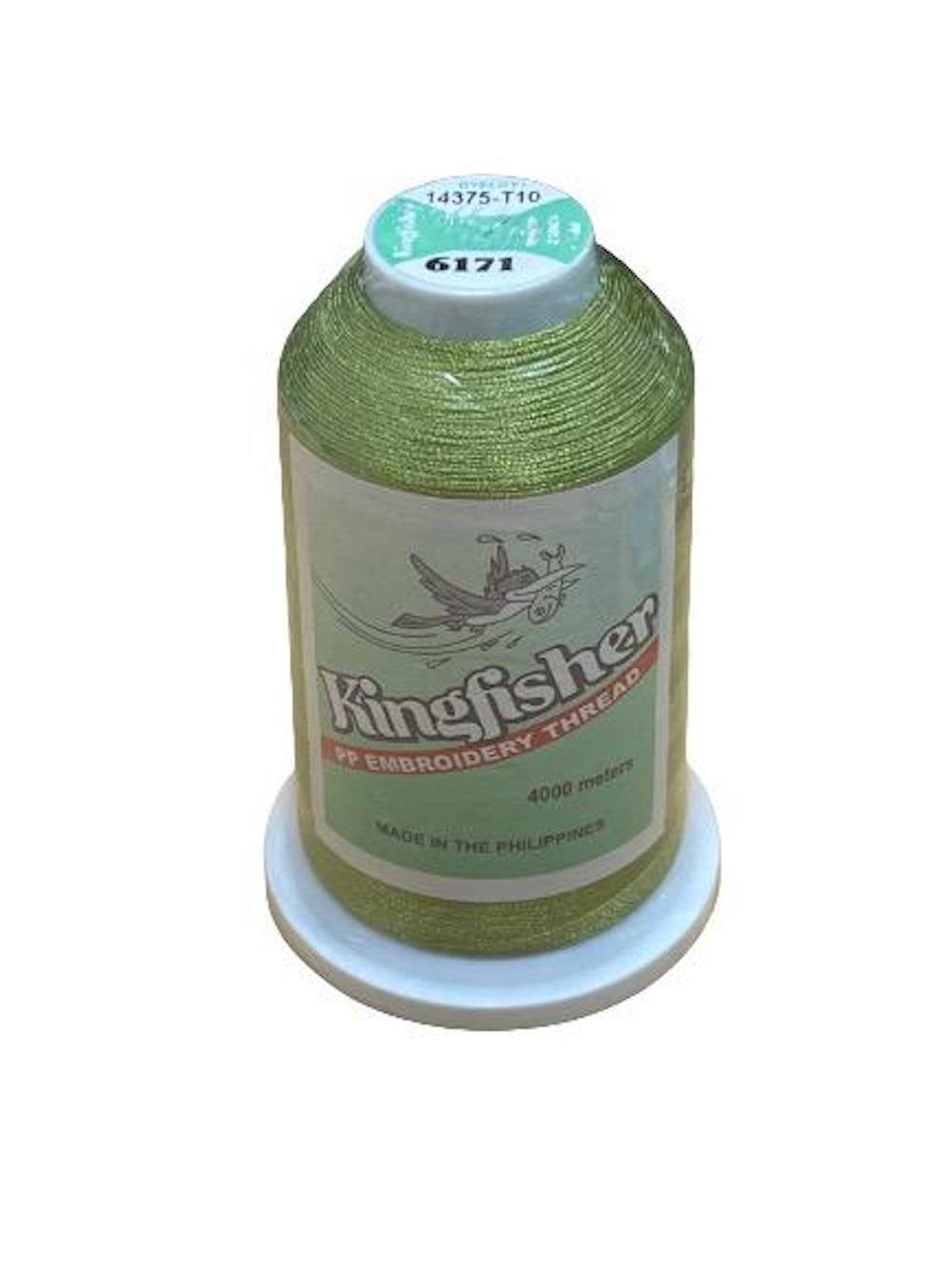 Kingfisher Embroidery Thread 4000m 6171 – Verdant Green - My Sewing Mall