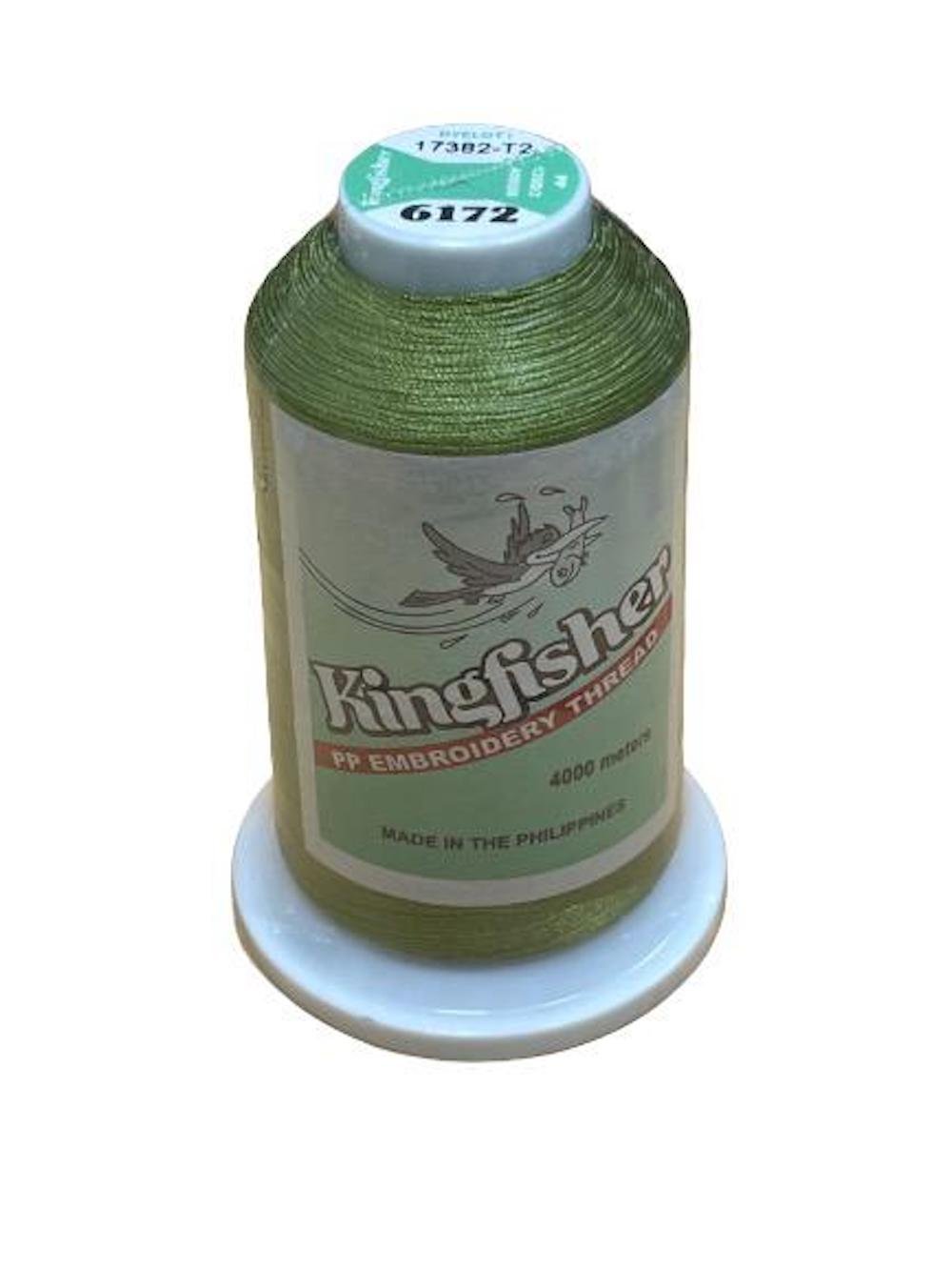 Kingfisher Embroidery Thread 4000m 6172 – Moss Green - My Sewing Mall