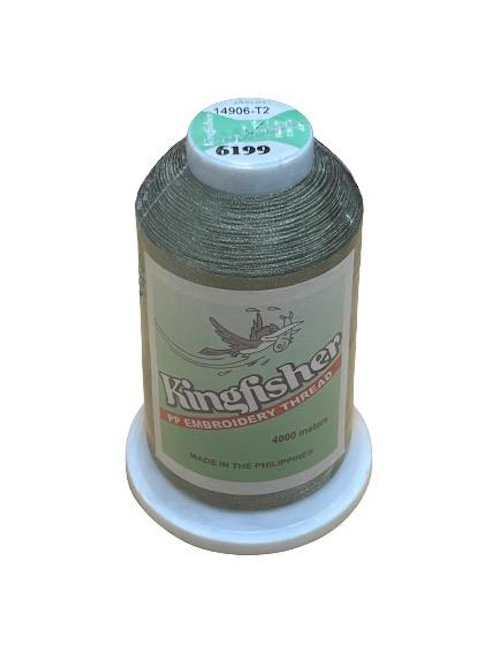 Kingfisher Embroidery Thread 4000m 6199 – Olive Green - My Sewing Mall