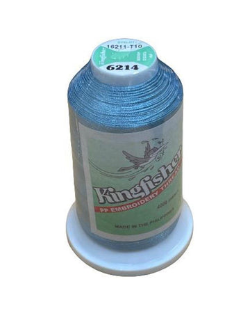 Kingfisher Embroidery Thread 4000m 6214 – Ocean Breeze - My Sewing Mall