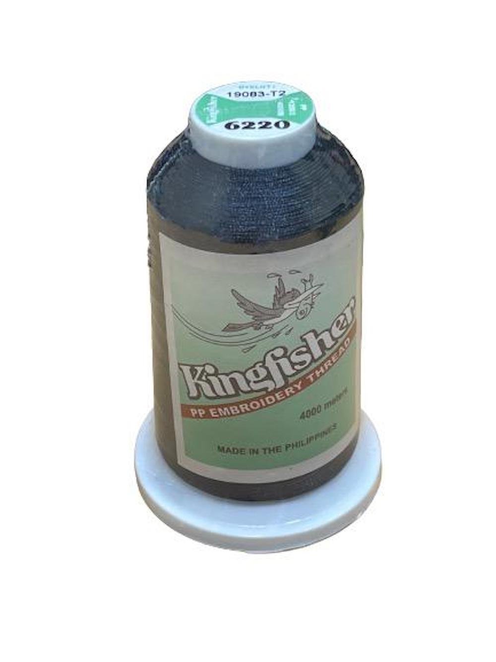 Kingfisher Embroidery Thread 4000m 6220 – Dark Indigo - My Sewing Mall