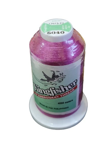 Kingfisher Embroidery Thread 4000m Rosewood Pink (6037) - My Sewing Mall