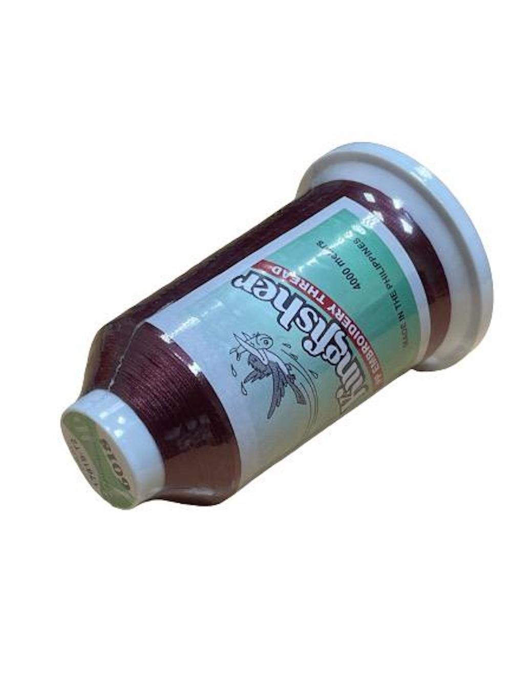 Kingfisher Polyester Embroidery Thread 4000m - Dark Wine 6018 - My Sewing Mall