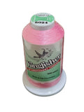 Kingfisher Polyester Embroidery Thread 4000m - Pink Petal 6024 - My Sewing Mall