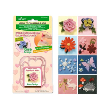 Clover Needle Felting Appliqué Molds - My Sewing Mall