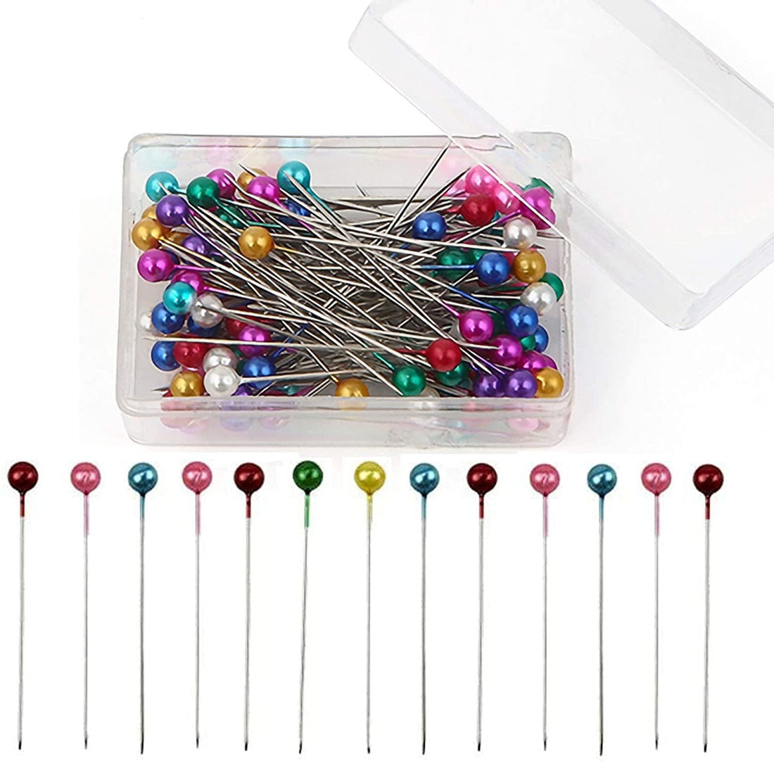 Pearl Head Pins Sewing Supplies (1 - Small Box) - My Sewing Mall